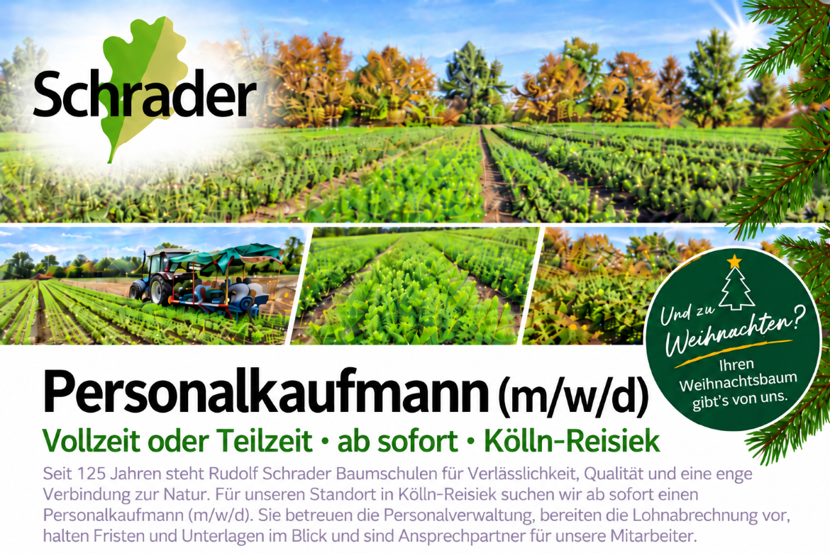 Stellenanzeige Personalkaufmann (m/w/d)